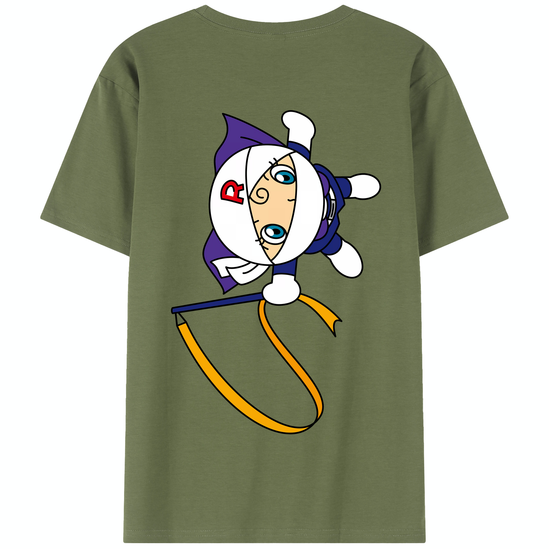 （画像用） アンパンマン Anpanman 綿100％半袖Tシャツ（背面プリント）